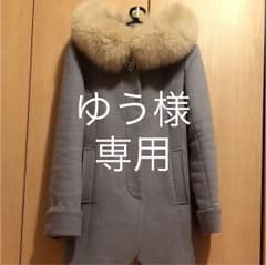 コート ミッシュマッシュ  Ａライン 美品 フードファーコートのサムネイル