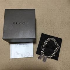 【美品】GUCCI プレートSV925 ブレスレットのサムネイル