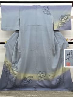 丹下雄介 付け下げ 訪問着 為書き入り 正絹 パールトーン加工済 HKT030 丹下雄介 付け下げ 訪問着 為書き入り 正絹 パールトーン加工済 HKT030