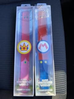 USJ パワーアップバンド2本セット　マリオ&ピーチ姫のサムネイル