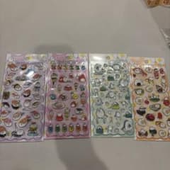 国内正規品 たまごあしのぷっくりシール4枚セットのサムネイル