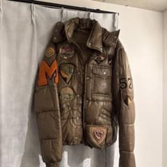 MONCLER ブラウン ダウンジャケット Lのサムネイル