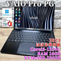 2023《ほぼ未使用級》第13世代Corei7！大容量SSD！VAIO F16 2023◇ほぼ未使用級◇《第13世代上級ハイスペック》VAIO Pro PG - メルカリ