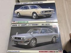 ISUZU 117 COUPE 初期版・後期版 1/24 当時物　未開封 ISUZU 117 COUPE 初期版・後期版 1/24 当時物 未開封 - メルカリ