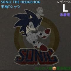 セガ ソニックザヘッジホッグ 半袖Tシャツ L 未着用品 ダークグレー レア