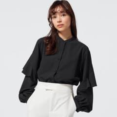 gu ラッフルスリーブブラウスのサムネイル
