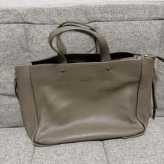 FURLA ブラウンレザー ハンドバッグのサムネイル
