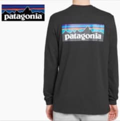Patagonia ロンＴ ブラックのサムネイル
