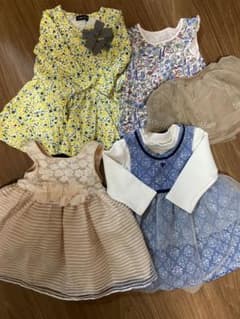 春夏秋冬80センチ女の子ドレスセットのサムネイル