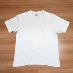 Hanes　BEEFY ヘインズ ビーフィー胸ポケ Tシャツ 白 Mサイズのサムネイル