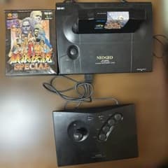 ネオジオコントローラー、PS用、アケコン、餓狼伝説、レトロコントローラー、 SNKNEO-GEO本体 コントローラー餓狼伝説スペシャルゲームカセット