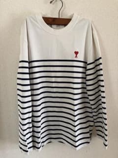 ami paris ボーダー長袖Tシャツ - メルカリ