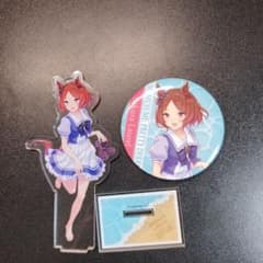 ウマ娘 サクラローレル アクリルスタンド 缶バッジ ファミマのサムネイル