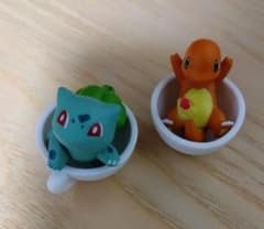 ポケモン　ティーカップタイム　ヒトカゲ　フシギダネ　マスコット　ティーカップのサムネイル
