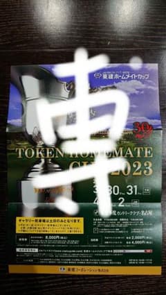 東建 ホームメイトカップ チケット 2冊セット 手渡しのサムネイル