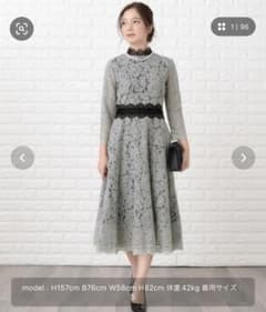 花柄レースドレスのサムネイル