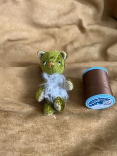 手作りテディベア　モスちゃんのサムネイル