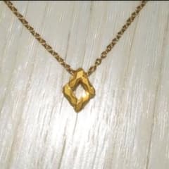 純金　ダイヤカットネックレス　プリマゴールドのサムネイル