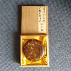 旧家蔵　中国骨董　清時代道光年製　紫檀金絲象嵌細工御香合 旧家蔵 中国骨董 清時代道光年製 紫檀金絲象嵌細工御香合 - メルカリ