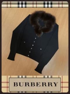 BURBERRY LONDONバーバリー/取外し可能フォックスファーカーディガンのサムネイル