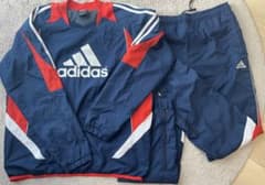 adidas サッカー ピステ 上下セット ネイビー - メルカリ