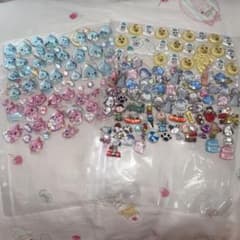 キャラクター立体シールセット(しずくちゃんシリーズんぽちゃむオバケーヌスヌーピーのサムネイル