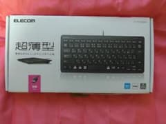 ELECOM 超薄型 有線キーボード TK-PC106BKのサムネイル