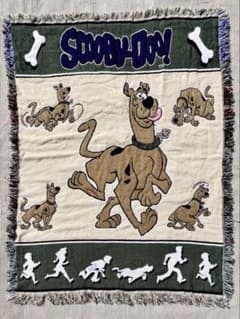 Scooby-Doo ジャガード織り ブランケット ラグ Scooby-Doo ジャガード織り ブランケット ラグ - メルカリ