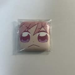 あんスタ ぶくスタ ぶくぶ 萌顔 中国 スクエアレザー缶バッジ 桜河