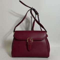 2605-36｜美品｜ヴァレンティノ ショルダーバッグ レザー レッド 