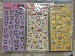 ぷくっとシールサンリオキャラクター立体シール7枚セットのサムネイル