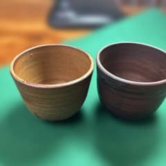 備前焼き湯飲み 2個セットのサムネイル