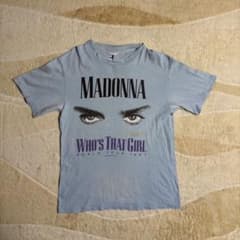 本物　80s MADONNA マドンナ　スタッフTシャツ　1987 三菱 本物 80s MADONNA マドンナ スタッフTシャツ 1987 三菱 - メルカリ