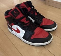 NIKE AIR JORDAN スニーカー ブラック レッド ホワイトのサムネイル