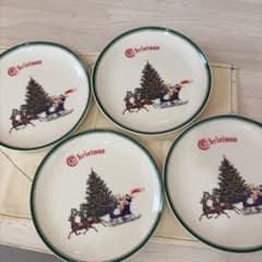 東京ディズニーランド クリスマス プレート 4枚セットのサムネイル