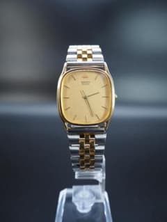 稼働 SEIKO 5Y31-5160 QUARTZ ゴールド文字盤 コンビカラーのサムネイル