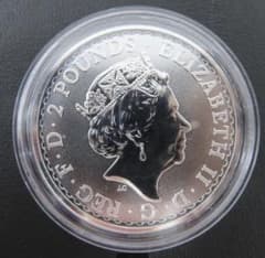 イギリス　2020年　ブリタニア　銀貨 2ポンド　1オンス イギリス 2ポンド 銀貨 ブリタニア 2020年 1オンス 送料込み - メルカリ