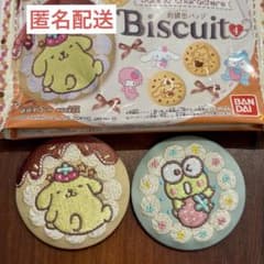 サンリオ 刺繍缶バッジ Biscuit 4 ポムポムプリン けろけろけろっぴのサムネイル