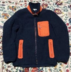 JW ANDERSON フリースジャケット M ネイビー/オレンジ　UNIQLOのサムネイル