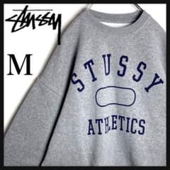 【希少デザイン】ステューシー スウェット カレッジロゴ ヘビーオンス 肉厚 美品 希少デザイン】ステューシー スウェット カレッジロゴ ヘビー