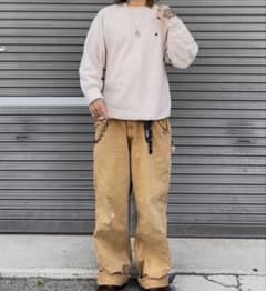 US企画 カーハート ダック ペインターパンツ W34 革タグ - メルカリ