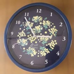 ミモザ柄時計
