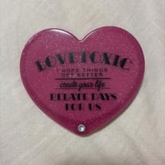 lovetoxic ミラー 鏡 ハート ラメのサムネイル