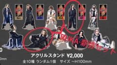 回生 天下大暴走 夜宴 日本武道館 アクリルスタンド RUKA 新弥 セットのサムネイル