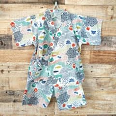 キッズ 甚平 浴衣 110cm 和柄 男の子のサムネイル