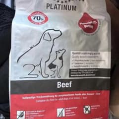 PLATINUM ドライフード ビーフ 5kg - メルカリ