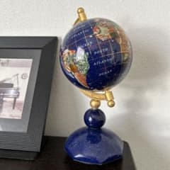 天然石の地球儀(置物)のサムネイル