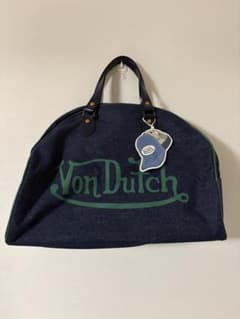 タグ付き　VONDUTCH ボンダッチ ボストンバッグ デニム生地 大 Y2K タグ付き VONDUTCH ボンダッチ ボストンバッグ デニム生地 大 Y2K