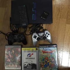 PS2 SPCH-50000 一式 メモリーカード リモコン ソフト3本のサムネイル