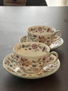 MINTON HADDON HALL カップ＆ソーサー 2客セットのサムネイル